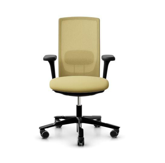 HAG Futu Mesh 3D ergonomische bureaustoel geel