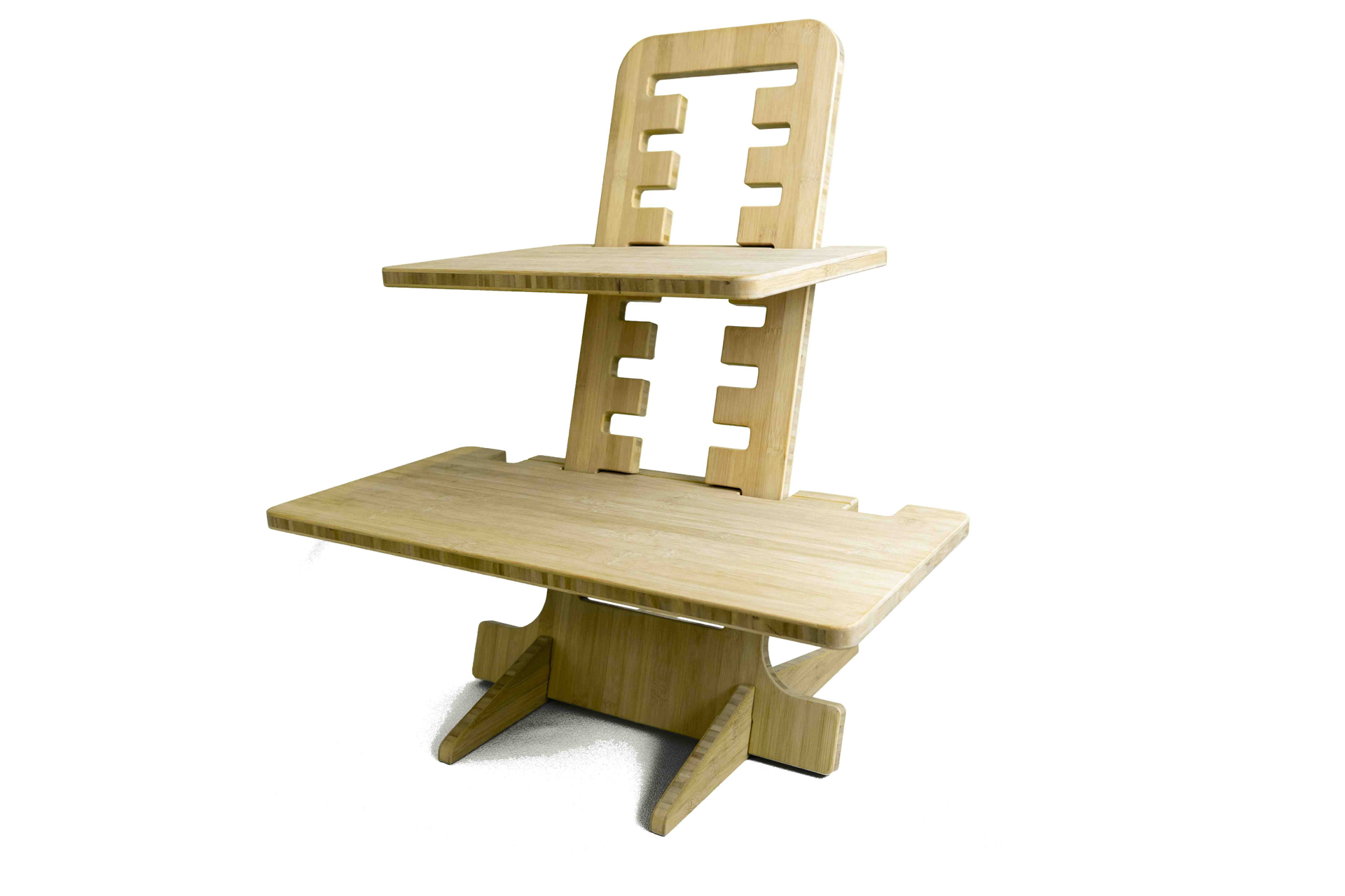 Afbeeldingen van OPNIEUW! - Bamboe zit sta bureauverhoger